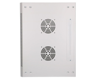 Extralink Szafka wisząca rack 12U 600x450 szara szklane drzwi EX.8598 - 489360 - zdjęcie 6